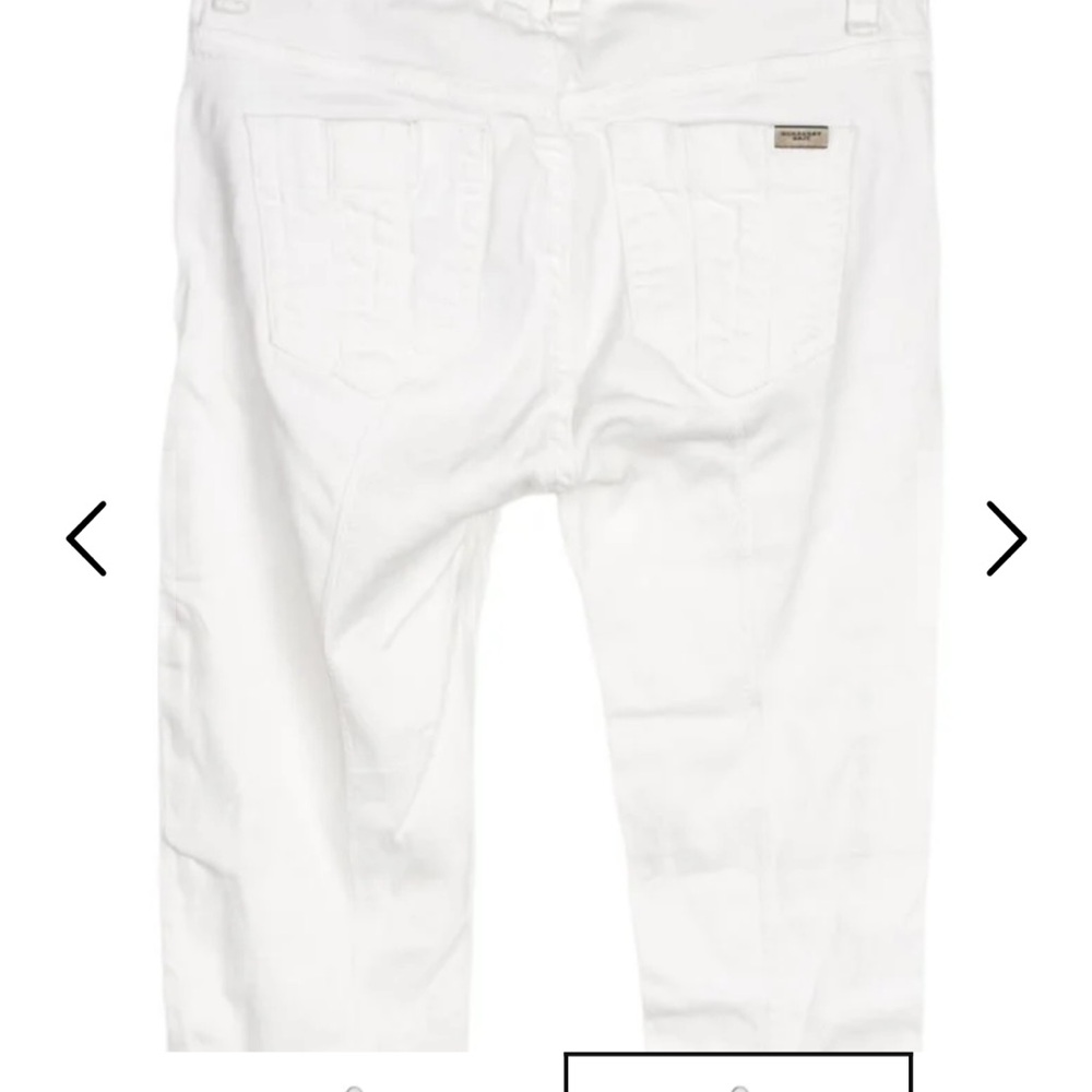 Burberry Women's Crisp White Skinny Jeans